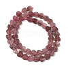 Natural Strawberry Quartz Beads Strands G-M403-A48-03-3