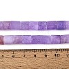 Dyed Natural White Jade Beads Strands G-Q606-77A-03-5