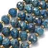 Electroplated Natural Druzy Geode Crystal Beads Strands G-F833-P01-10mm-05-2