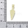Arrowhead Shape Brass Pendants KK-V010-13G-3
