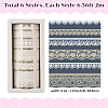 1Bag Lace Patterns PET Floral Decorative Tape Set AJEW-SP0002-74E-2