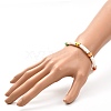 Disc Beads Stretch Bracelet for Teen Girl Women BJEW-JB06985-5