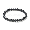 Round Glass Beads Stretch Bracelets for Teen Girl Women BJEW-A117-B-21-2