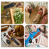 8pcs 7 Style Imitation Leather Protective Scissors Cover AJEW-CA0003-38-5