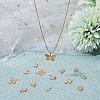 SUPERFINDINGS 50Pcs 5 Style Rack Plating Brass Charms KK-FH0004-69-6