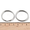 Non-Tarnish 304 Stainless Steel Split Key Rings STAS-Q314-02F-P-3