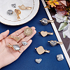 8 Sets 4 Styles Alloy Alligator Hair Clip Findings FIND-GA0008-62-3