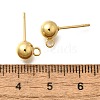 201 Stainless Steel Stud Earring Findings STAS-R156-01G-07-2