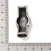 Tibetan Style 304 Stainless Steel Slide Charms/Slider Beads STAS-L274-007AS-3