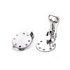 304 Stainless Steel Clip-on Earring Setting STAS-Q241-012A-3