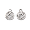 Brass Micro Pave Cubic Zirconia Pendants KK-P289-01P-1