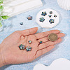 12Pcs 2 Styles Natural Abalone Shell/Paua Shell Beads SHEL-TA0001-40-6