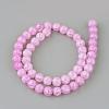 Synthetic Crackle Quartz Beads Strands GLAA-S134-6mm-03-2