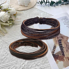 1Pc Cowhide Leather Cord Multi-strand Bracelets BJEW-CL0001-48A-4
