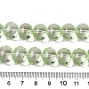 Transparent Electroplate Glass Beads Strands EGLA-N012-06C-4