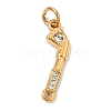 304 Stainless Steel Rhinestone Pendants RB-CBAC900-08G-B-1