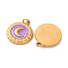 304 Stainless Steel Enamel Pendants STAS-U061-34G-B03-2