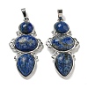 Natural Lapis Lazuli Pendants G-Q158-04D-1