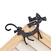 Cute Heart Cat Alloy Enamel Brooch PW-WGE894C-01-2