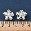 Brass Micro Pave Cubic Zirconia Beads KK-S336-11S-C-3
