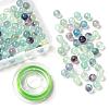 DIY Natural Fluorite Beads Jewelry Set Making DIY-LS0002-72-2