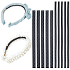 24Pcs 2 Styles Plastic Firm Headband Non-slip Strip DIY-CY0003-02-6