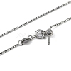 304 Stainless Steel Box Chains Necklaces NJEW-H042-09P-2