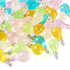  48Pcs 6 Colors Opaque Resin Pendants RESI-TA0002-01-3