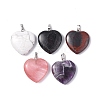 Natural & Synthetic Mixed Gemstone Pendants G-G956-B66-1