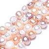 Natural Cultured Freshwater Pearl Beads Strands PEAR-T003-10-2