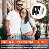 3Pcs 3 Colors No Buckle Imitation Leather Waist Belt AJEW-GA0006-54B-6