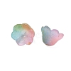 Frosted Glass Bead Cap FGLA-C001-01G-2