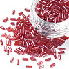 Transparent Colours Luster Glass Bugle Beads SEED-N005-001-A06-1