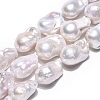 Natural Baroque Pearl Keshi Pearl Beads Strands PEAR-S019-02C-02-2