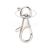 Polished 316 Stainless Steel Large Lobster Claw Swivel Clasps X-STAS-R072-27-3