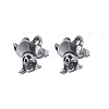 Retro 304 Stainless Steel Stud Earrings EJEW-L248-024AS-1