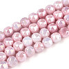 Anti-Tarnish Electroplate Glass Beads Strands GLAA-N010-6mm-03-1