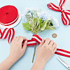 25 Yards Polyester Striped Ribbons OCOR-GO0001-29E-3