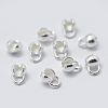 925 Sterling Silver Bead Tips Knot Covers STER-K171-48S-02-2