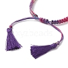 Polyester Braided Bead Bracelet Making AJEW-JB01249-4