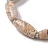 Natural Mexican Lace Agate Beads Strands G-NH0010-I03-01-2