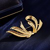 Ribbon Knot Zinc Alloy Brooches for Backpack Clothes PW-WGAEAF3-01-3