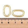 Brass Spring Gate Rings KK-H292-58A-G-3