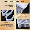 5 Yards Polyester Pleated Mesh Ribbon OCOR-BC0006-81A-4