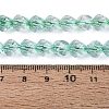 Crackle Transparent Glass Beads Strands GLAA-N068-02A-04-5