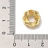 Rack Plating Brass Micro Pave Cubic Zirconia Charms KK-I720-63G-3