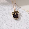 Glass Pendant Necklaces PW-WG4D3BA-02-1