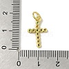 Brass Micro Pave Cubic Zirconia Pendants KK-M283-20C-02-3