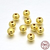 925 Sterling Silver Round Beads STER-E040-01G-2