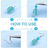 SUNNYCLUE DIY Imitation Gemstone Style Earring Making Kits DIY-SC0012-11-4